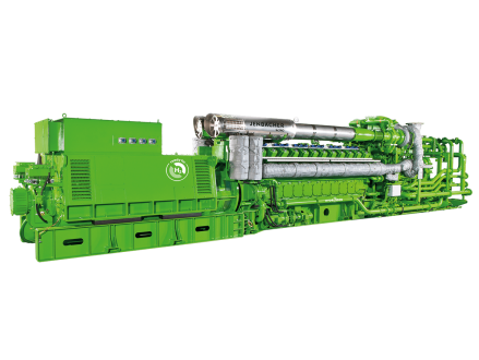 Газовий генератор Jenbacher J 624 (електрична потужність 4507 кВт, тепло 3957,кВт)